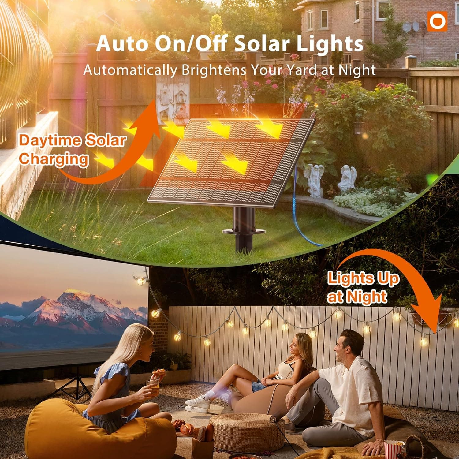 Addlon 100FT Solar String Lights with Remote Control thumbnail 5
