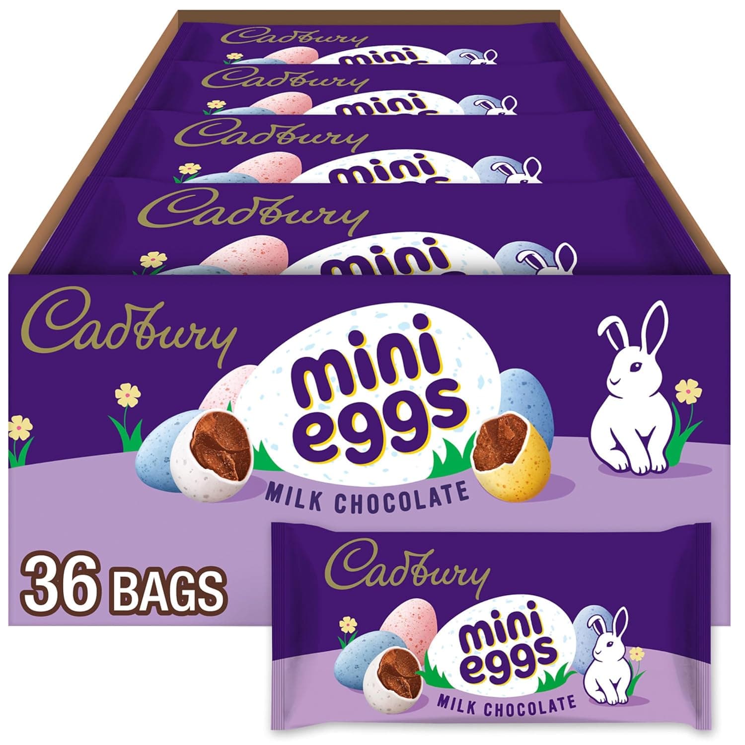Cadbury Mini Eggs Milk Chocolate Easter Candy Pack (36 Count) — Easter Gifts gift idea