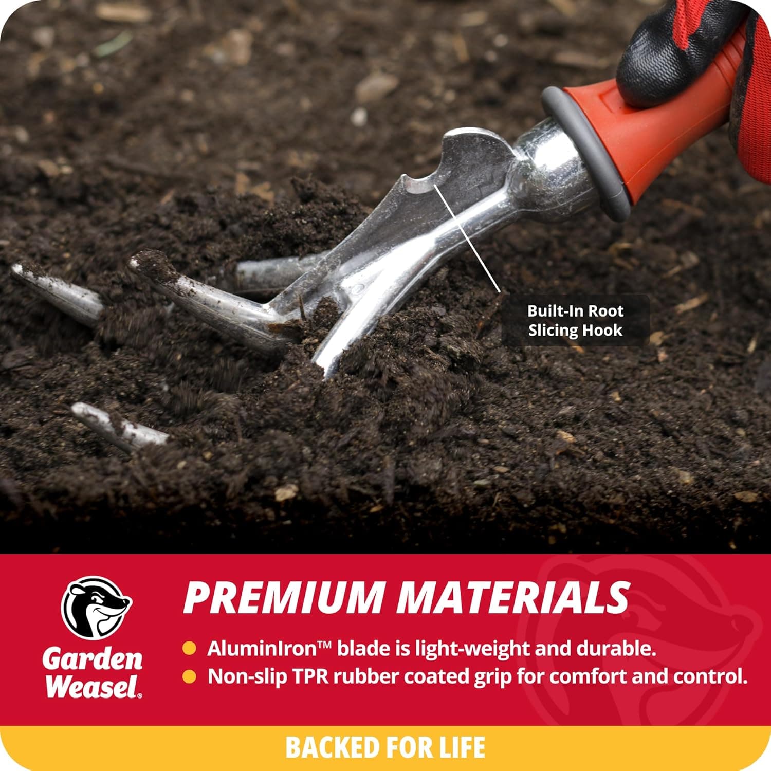 Garden Weasel 3-Piece Hand Tool Combo Set thumbnail 4