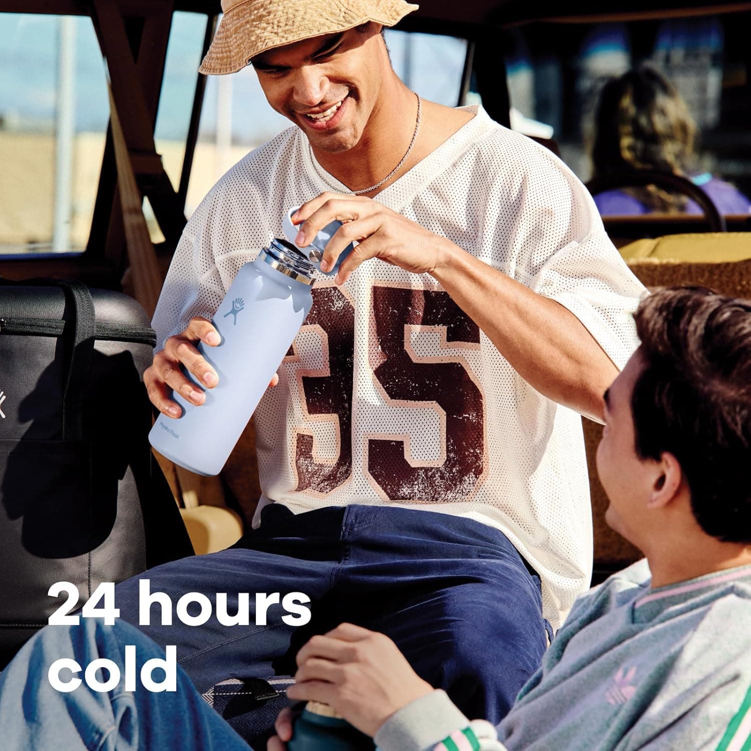 Hydro Flask Water Bottle - 40 oz Ivory thumbnail 3