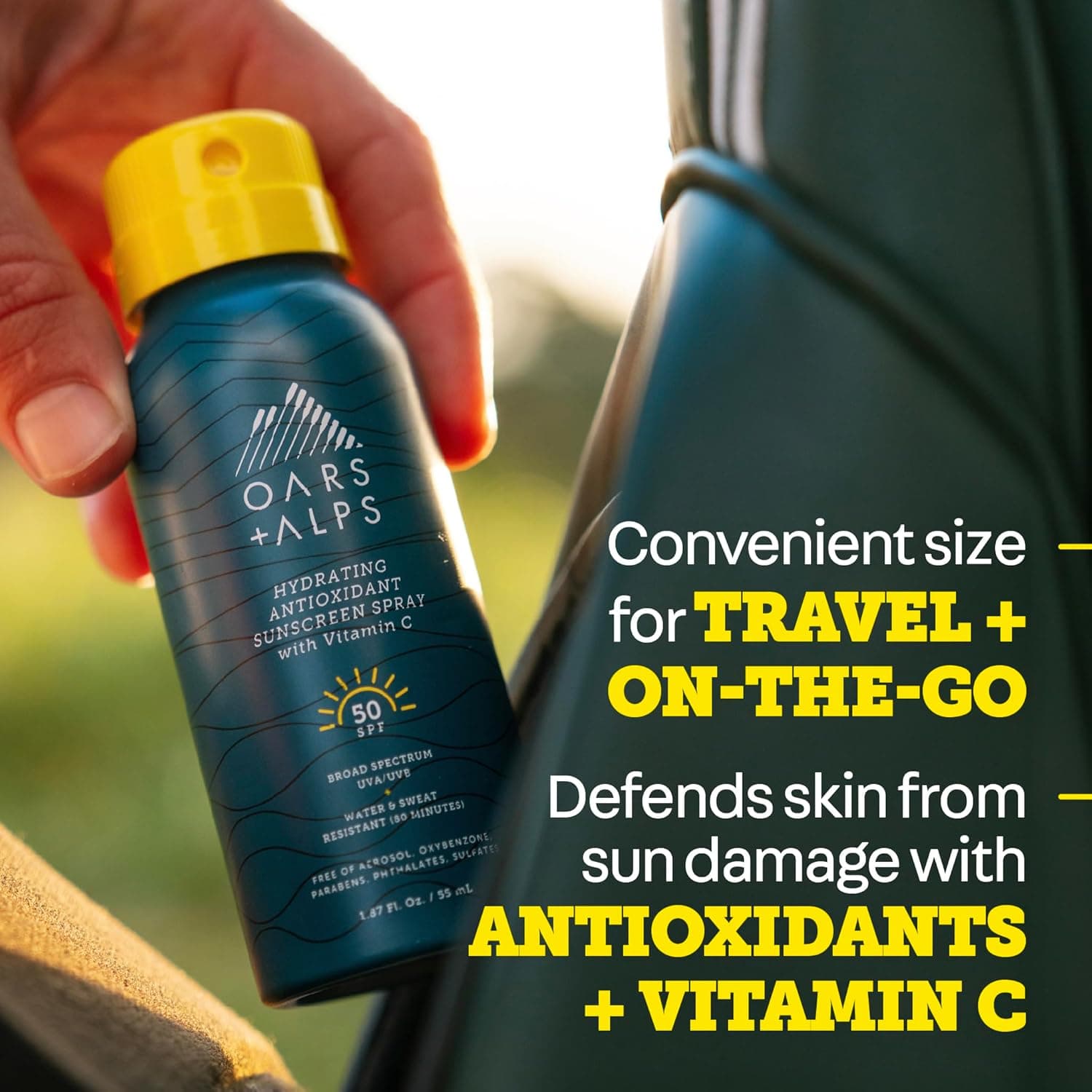 Oars + Alps SPF 50 Face & Body Broad Spectrum Sunscreen Spray 3-Pack thumbnail 4