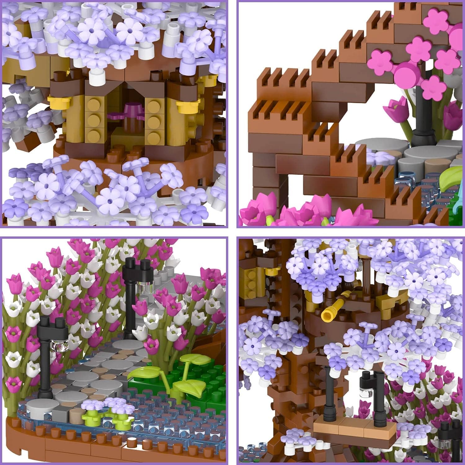 Vziimo Cherry Blossom Bonsai Tree Building Set thumbnail 2