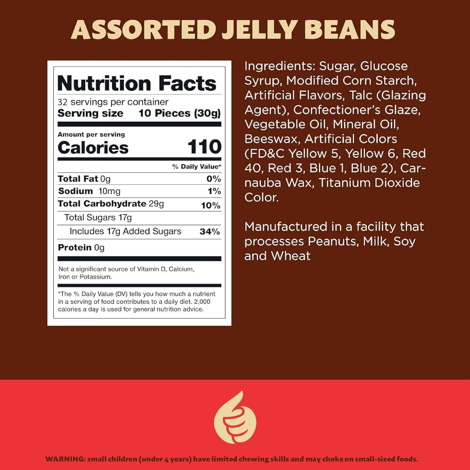 Jelly Beans 2-Pound Bag Assorted Flavors thumbnail 2
