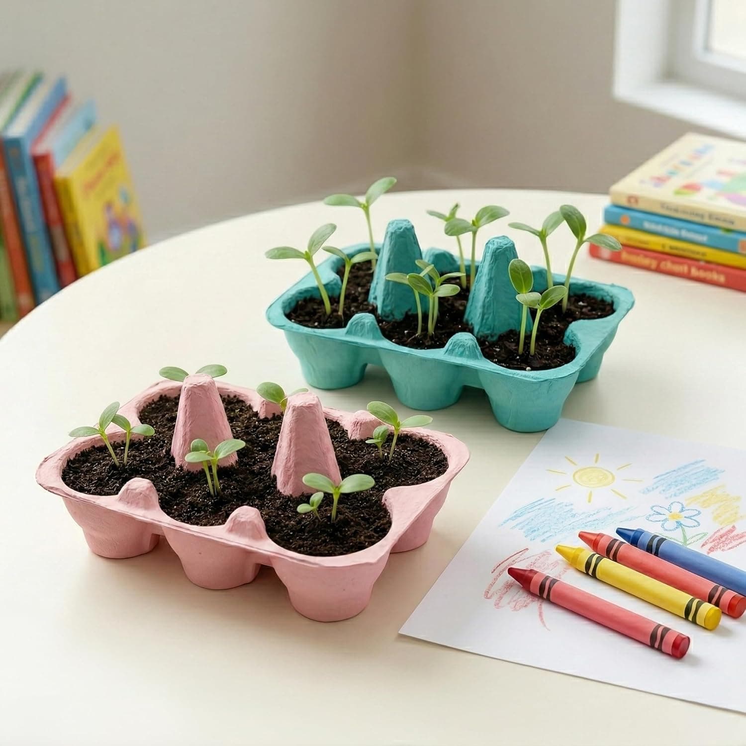 Buzzy Seeds Flower Starter Kit - 2-Pack Sunflower & Daisy thumbnail 2