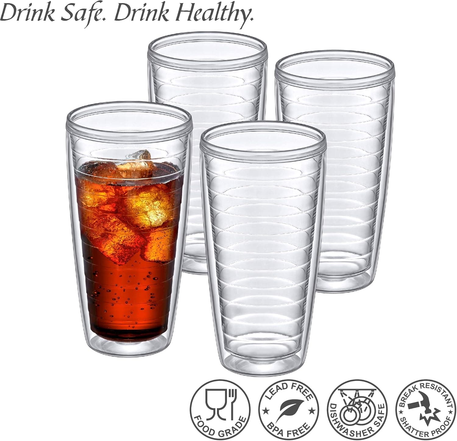 Amazing Abby Alaska 24-Ounce Insulated Tumblers Set of 4 thumbnail 4