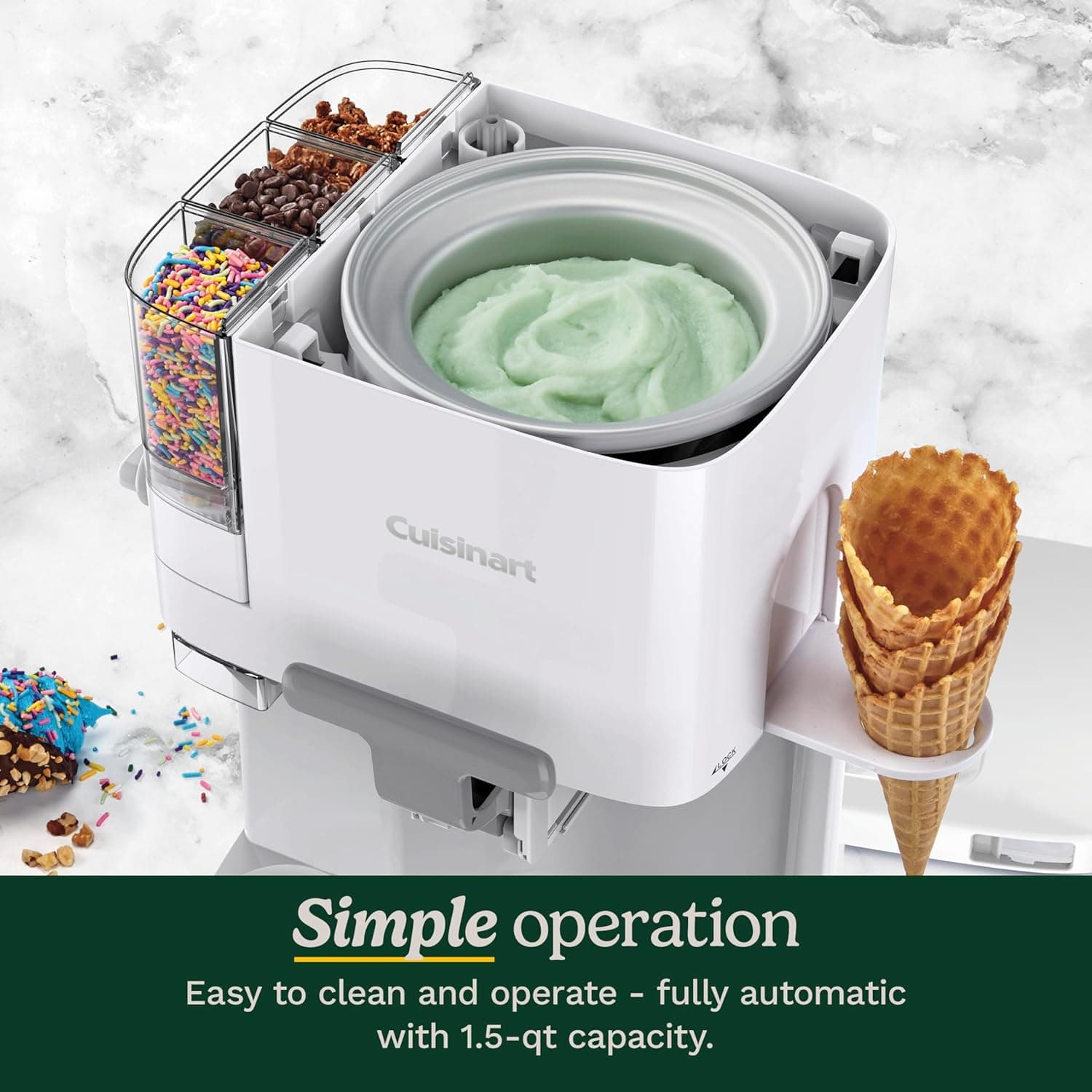Cuisinart Soft Serve Ice Cream Machine thumbnail 4