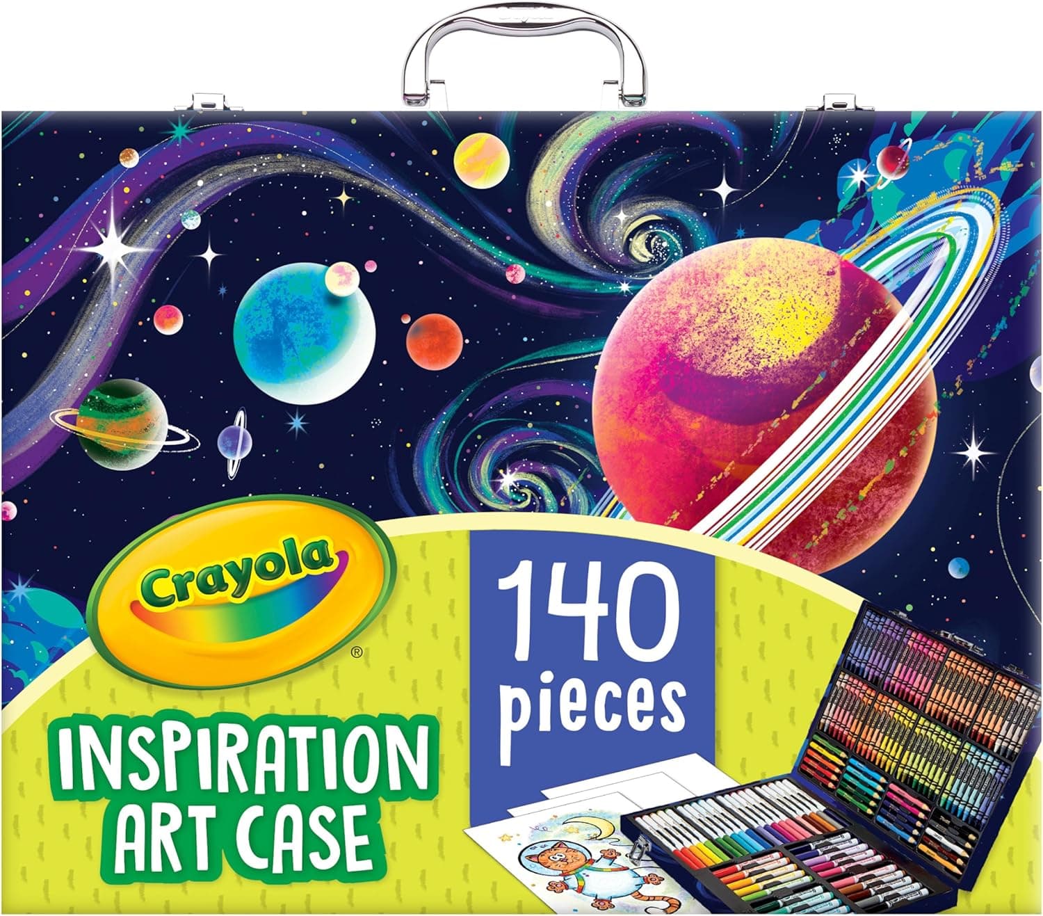 Crayola Inspiration Art Case Space Coloring Set (140pcs) thumbnail 2