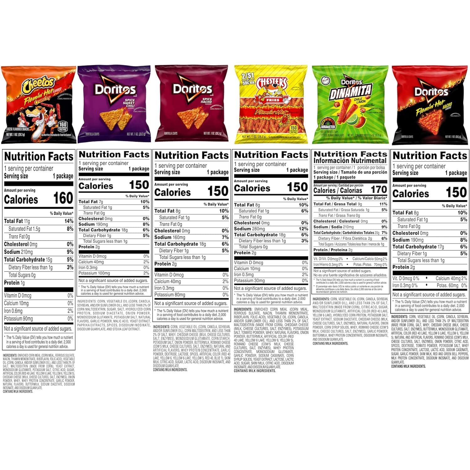 Frito-Lay Fiery Mix Variety Pack thumbnail 2