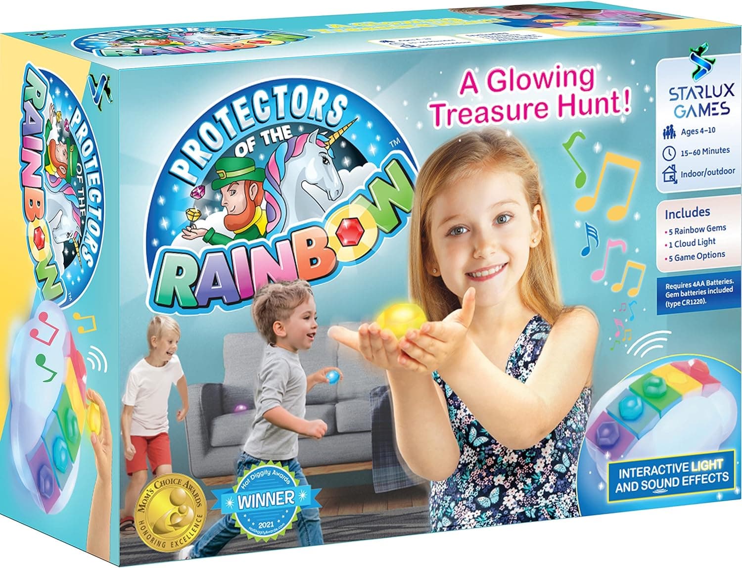 Hide and Seek Meets Rainbow Toys in “Protectors of The Rainbow” | Ages 4-10 | A Musical Treasure Hunt | Easter Egg Hunt &amp; Glow in The Dark Game | Outdoor Toys | Unicorn &amp; Leprechaun Theme : Toys &amp; Games — Easter Gifts gift idea
