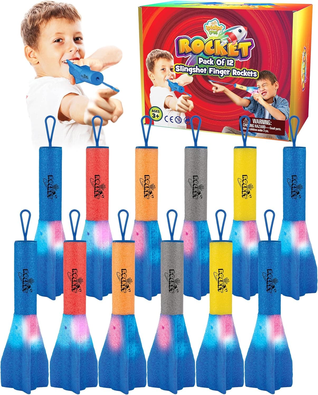 IPIDIPI TOYS Finger Rockets - Pack of 12 — Spring Gift Ideas gift idea