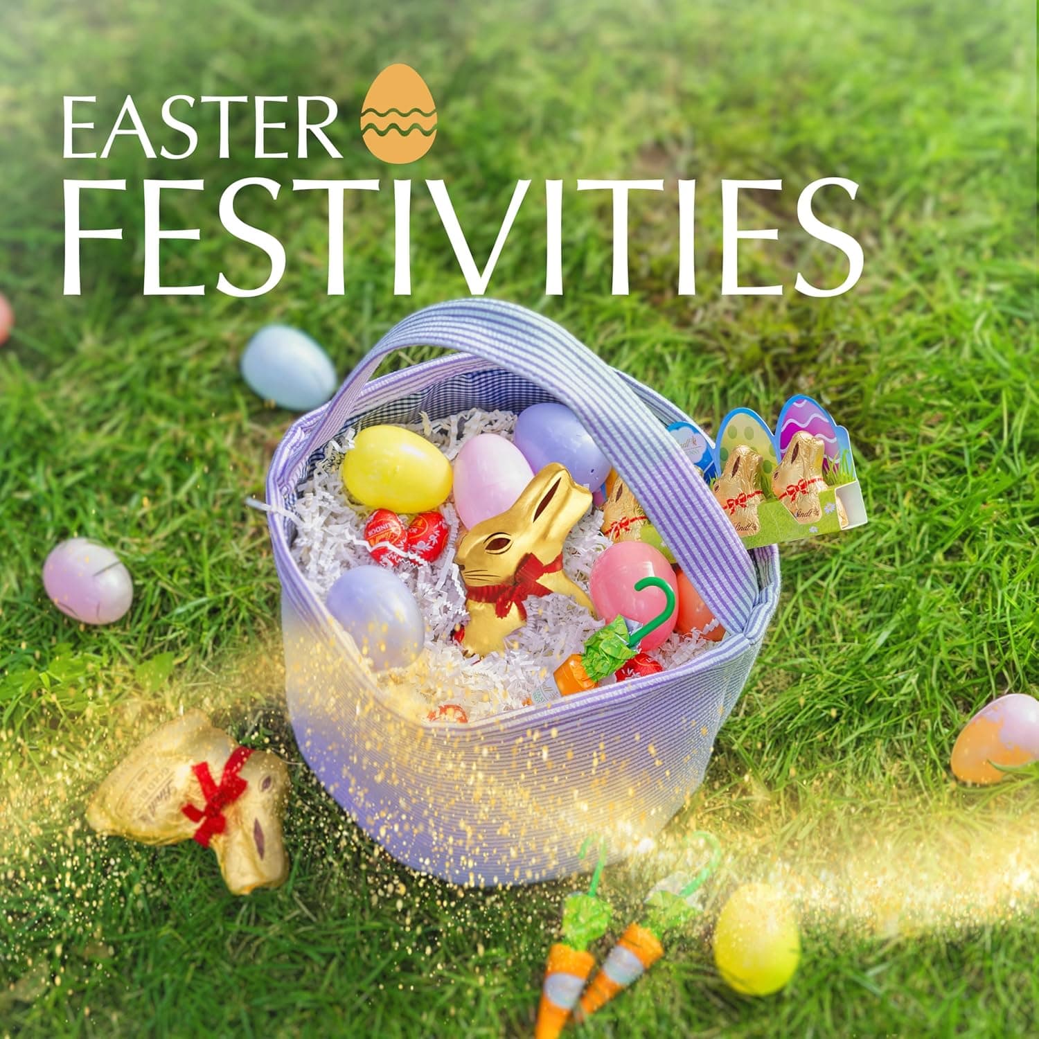 Lindt Gold Bunny Milk Chocolate, 7 Ounce thumbnail 4