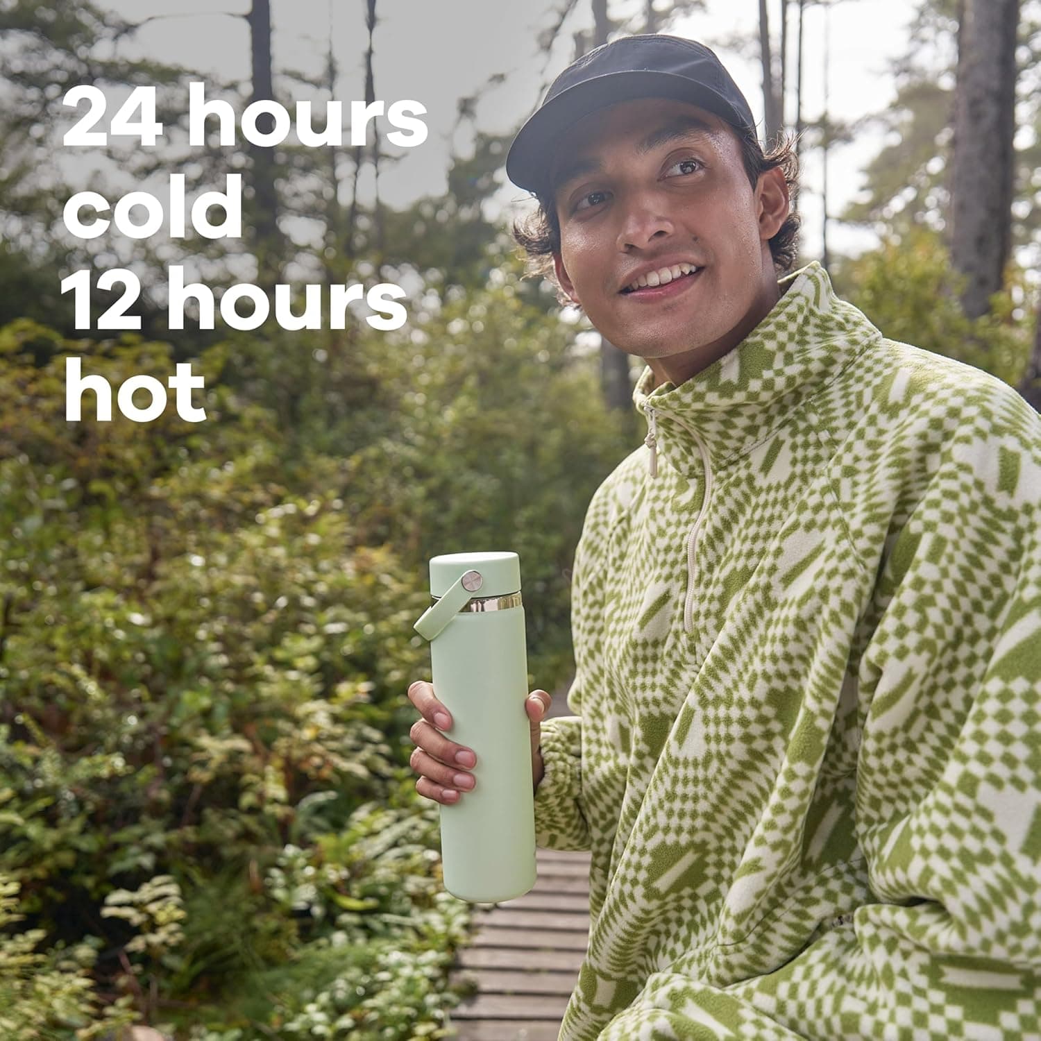 Hydro Flask 40 oz Water Bottle - Insulated Stainless Steel Wide Mouth thumbnail 3