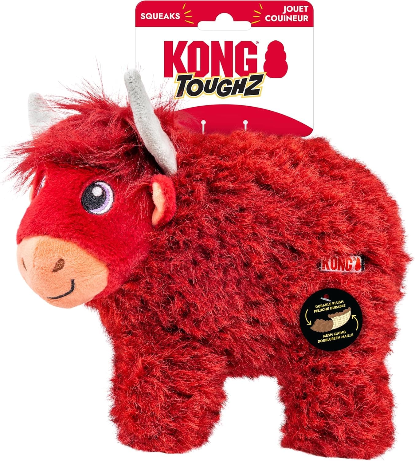 KONG Toughz Durable Plush Dog Toy - Bunny thumbnail 3