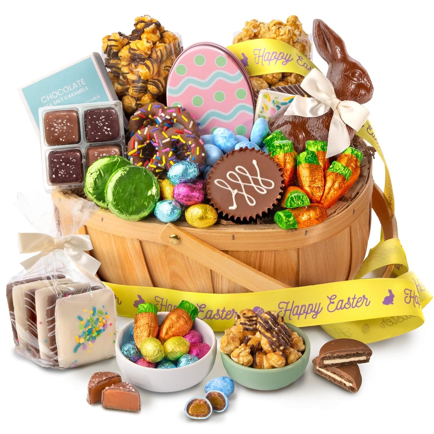 Gourmet Chocolate Easter Basket– Festive Easter Chocolate Assortment by A Gift Inside : Grocery &amp; Gourmet Food — gift idea