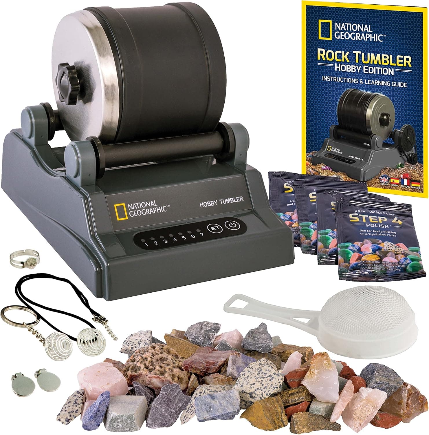 National Geographic Rock Tumbler Kit – Hobby Edition — Easter Gifts gift idea