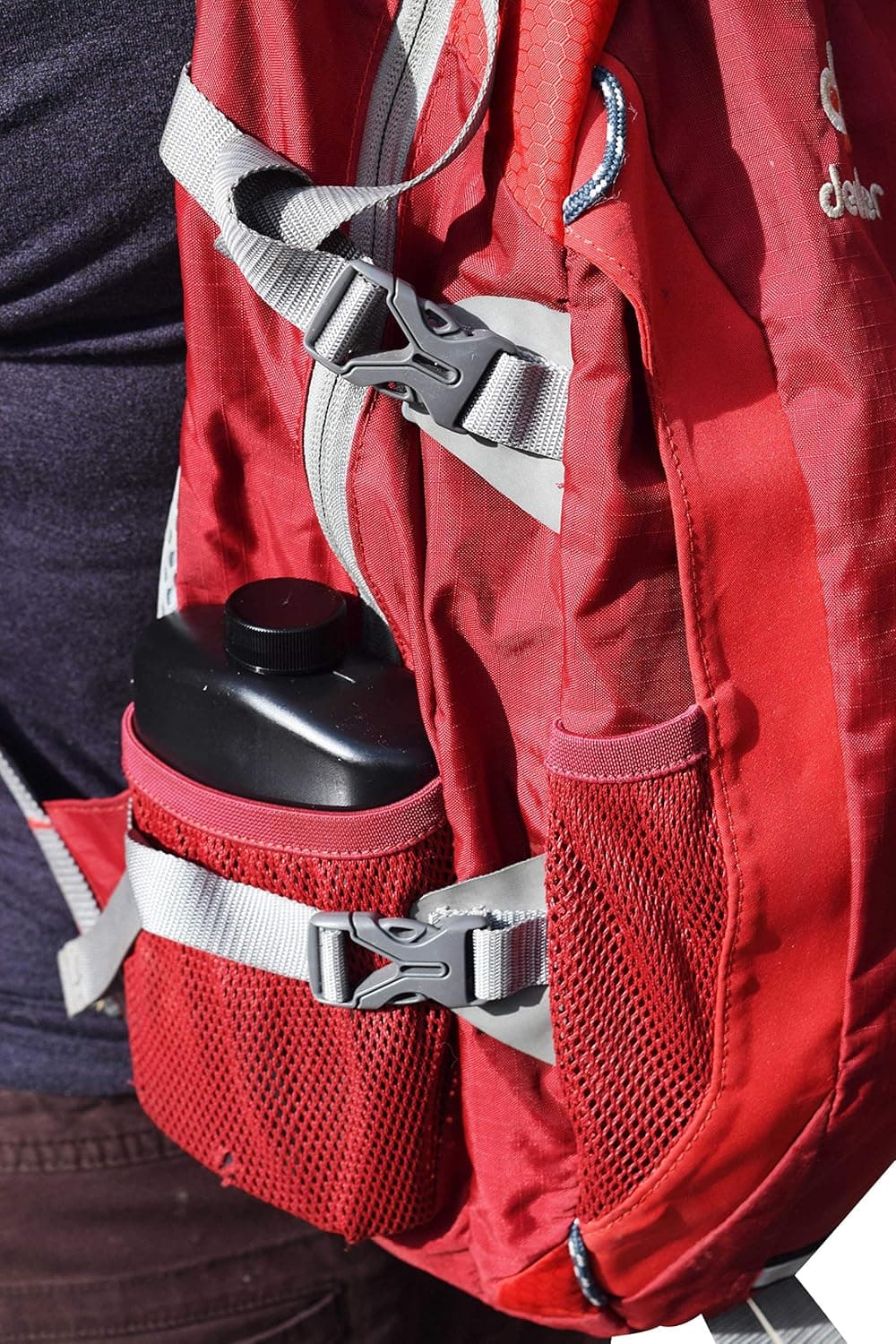 Mt. Sun Gear SportFlask Fighter Pilot Flask Great for Concerts, Fishing, Skiing, Backpacking, Hiking - 16oz US Military Issue Plastic Flask BPA Free Made in USA(Black) : Sports &amp; Outdoors thumbnail 3