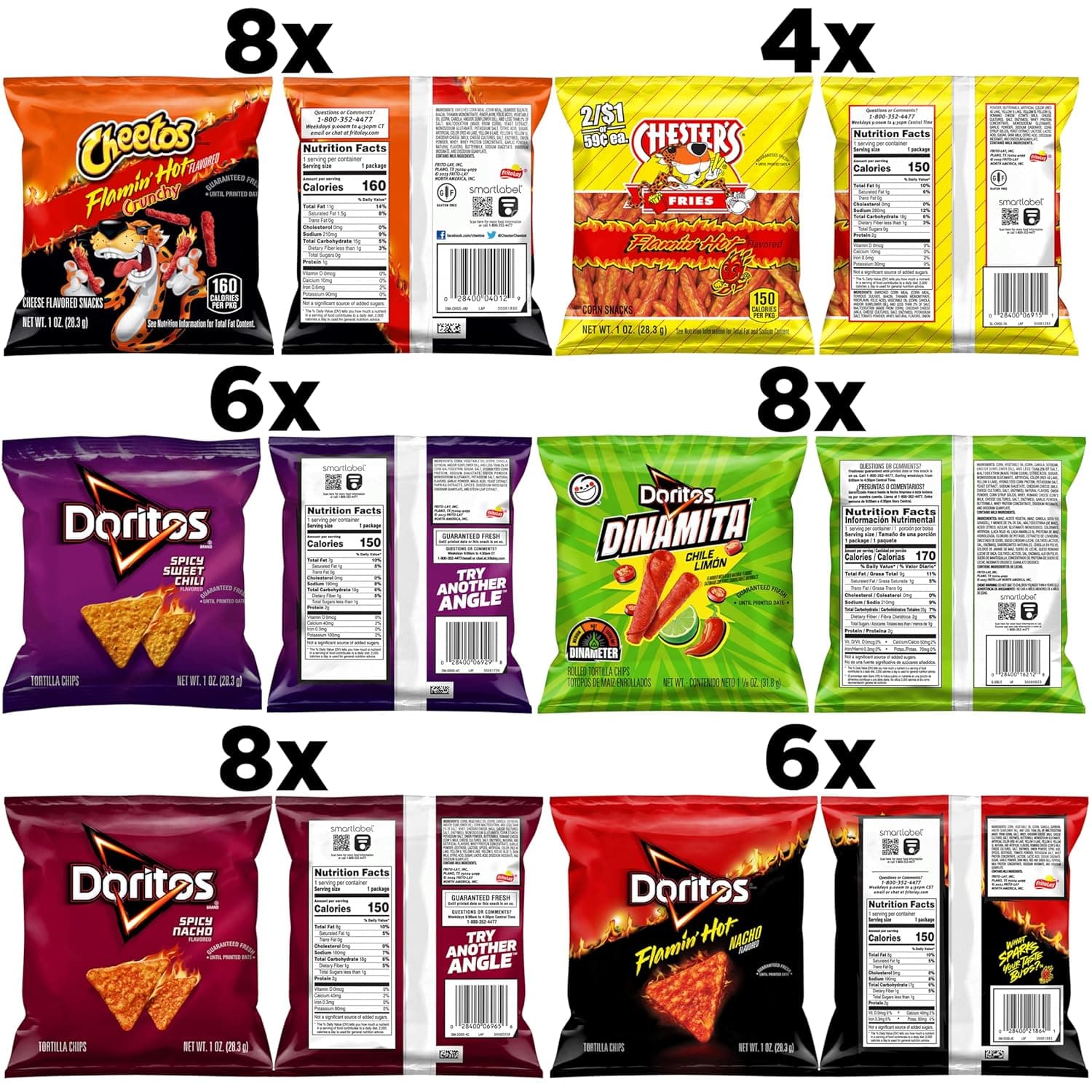 Frito-Lay Fiery Mix Variety Pack thumbnail 3