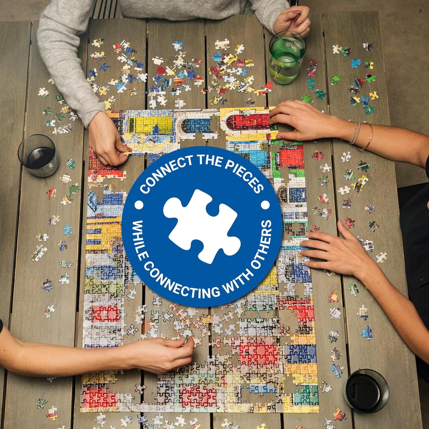 Ravensburger Maligne Lake Canada 1000 Piece Jigsaw Puzzle thumbnail 5