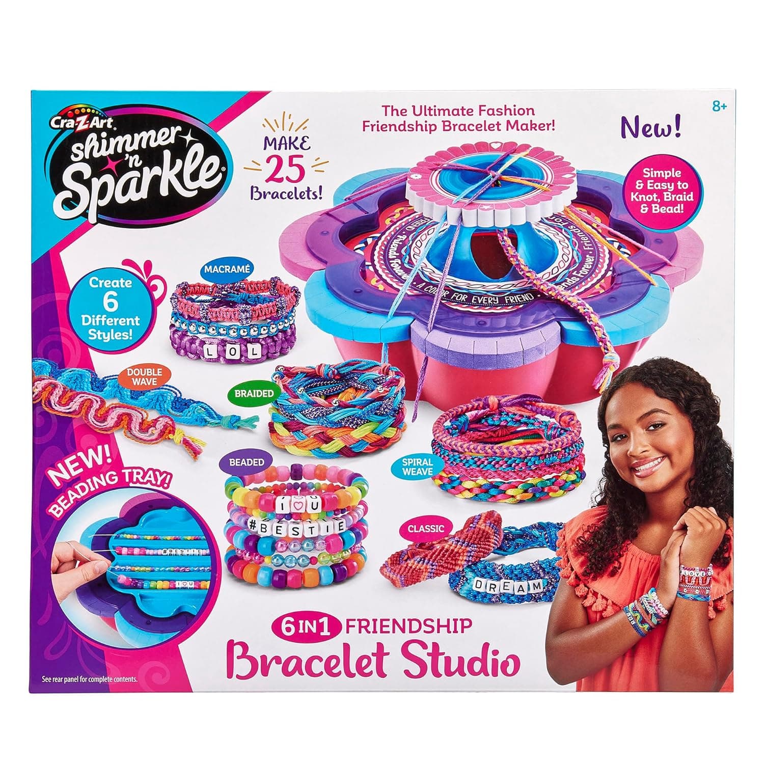 CRA-Z-Art Shimmer & Sparkle Ultimate Friendship Bracelet Maker thumbnail 2
