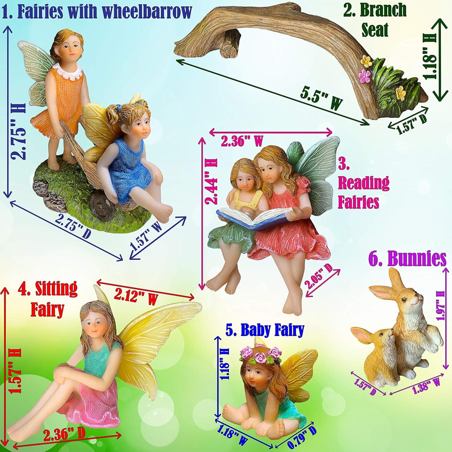 Mood Lab Fairy Garden Miniature Family Kit thumbnail 3