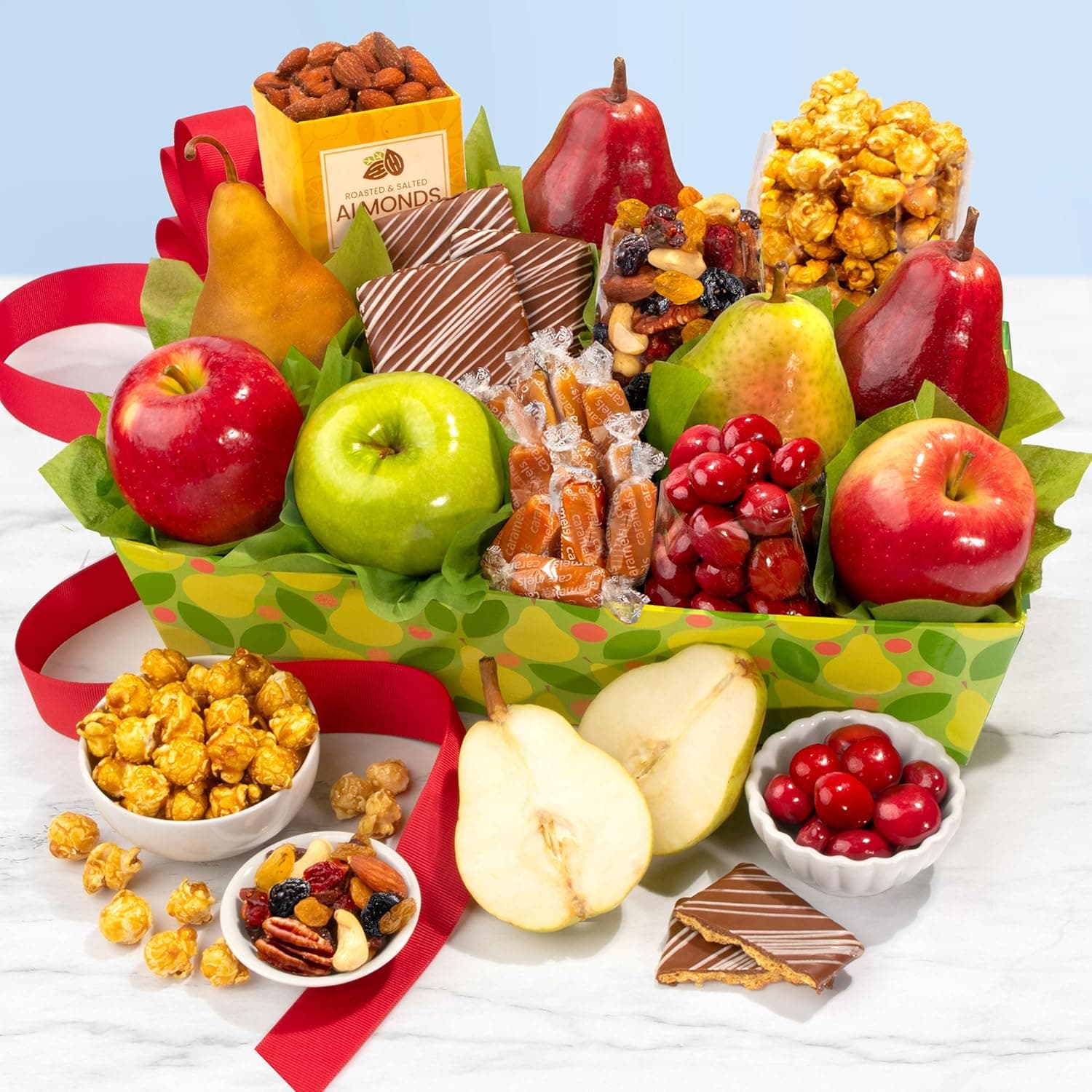 A Gift Inside Orchard Delight Fruit and Gourmet Basket : Grocery &amp; Gourmet Food thumbnail 2