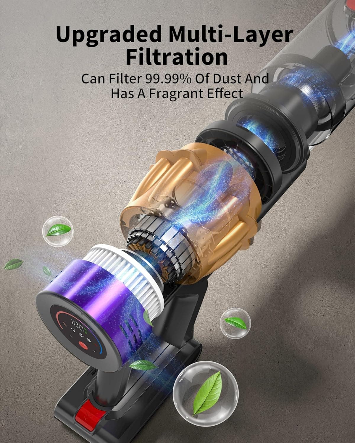 Cordless Stick Vacuum Cleaner with 70-Minute Runtime thumbnail 5