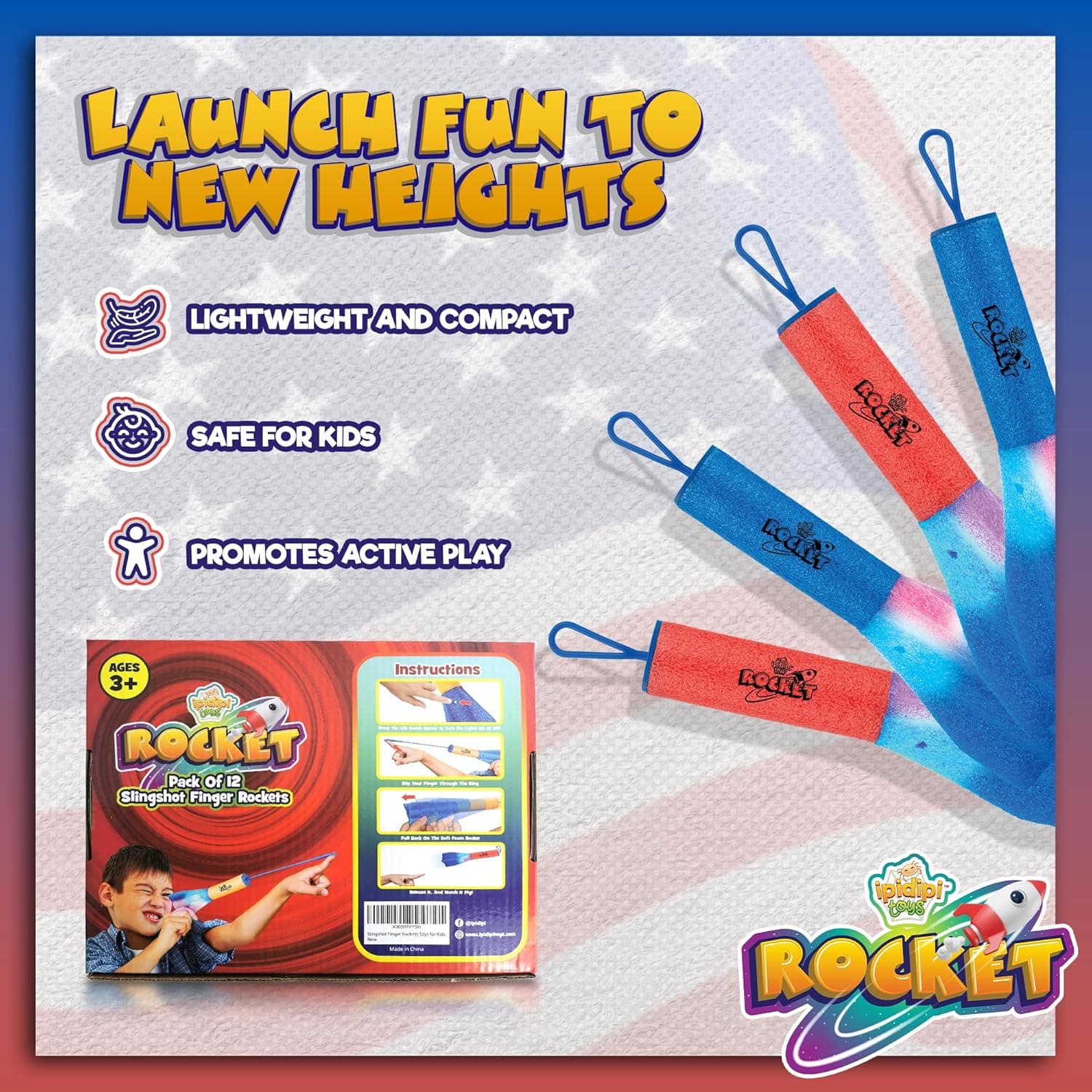 IPIDIPI TOYS Finger Rockets - Pack of 12 thumbnail 2